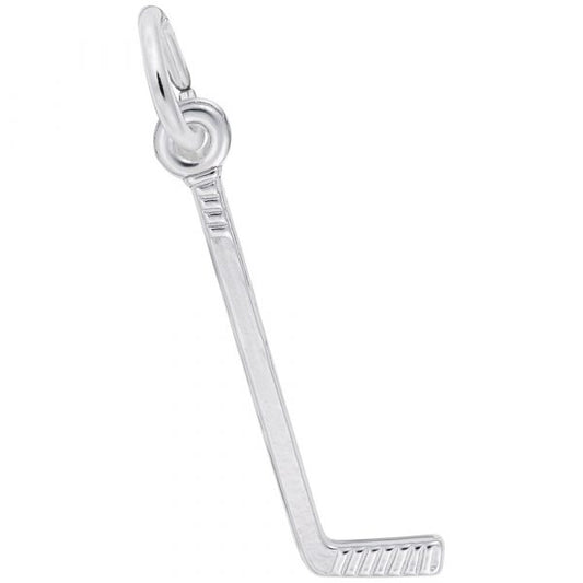 Sterling Silver Hockey Stick Charm