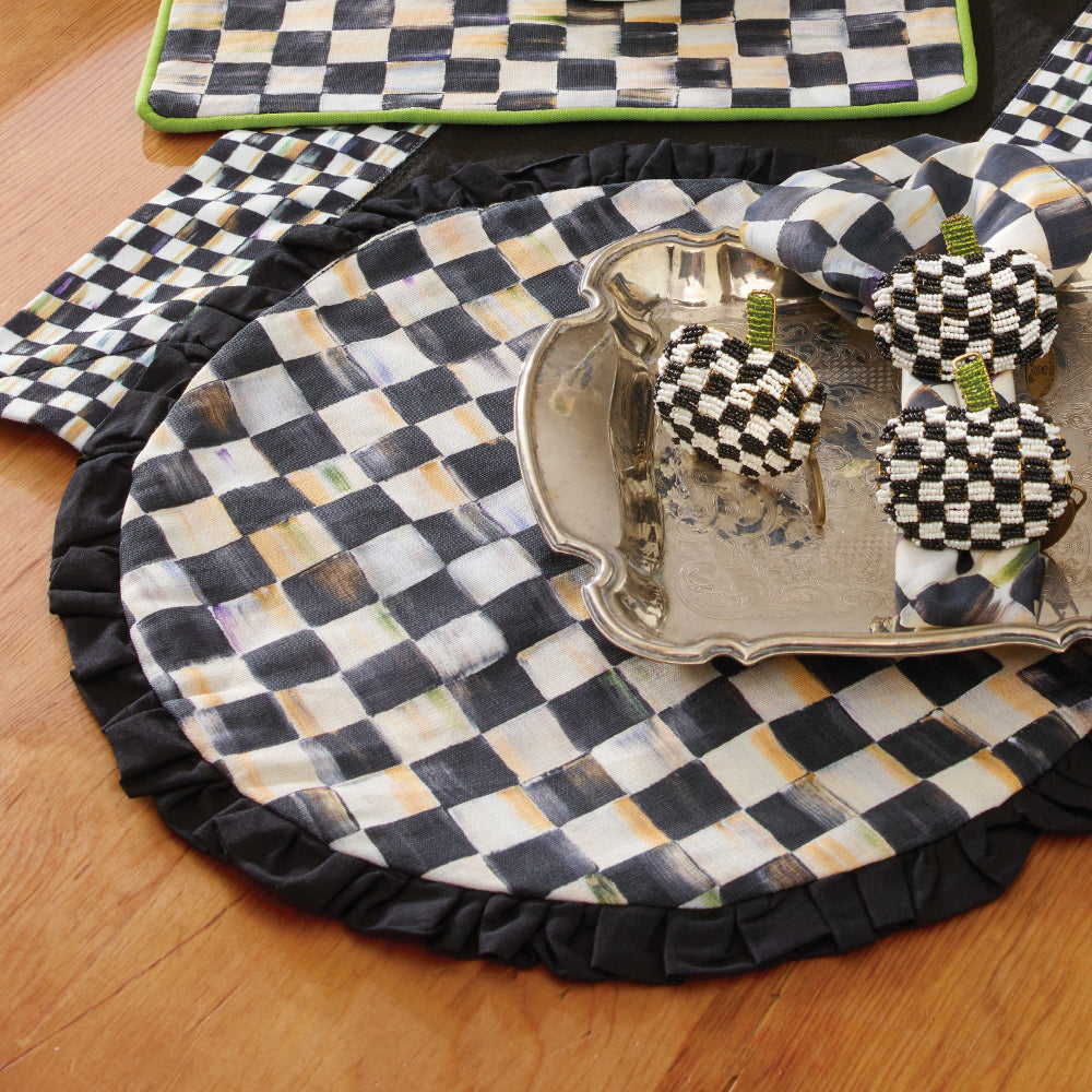 MacKenzie-Childs Courtly Check Round Placemat