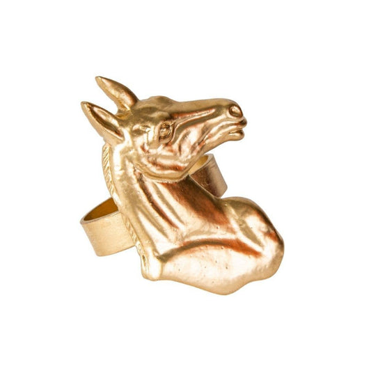 Horse Head Napkin Ring - Set of Two