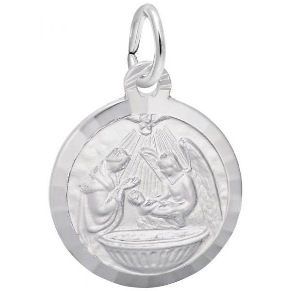 Sterling Silver Baptism Charm