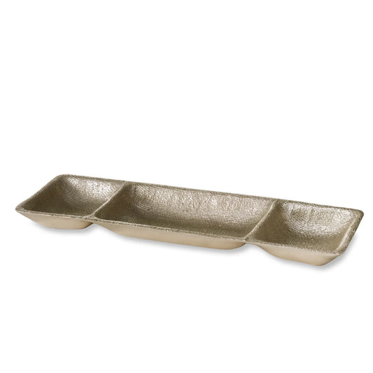 Beatriz Ball SIERRA MODERN Fina Small Rectangular Triple Dip- Gold