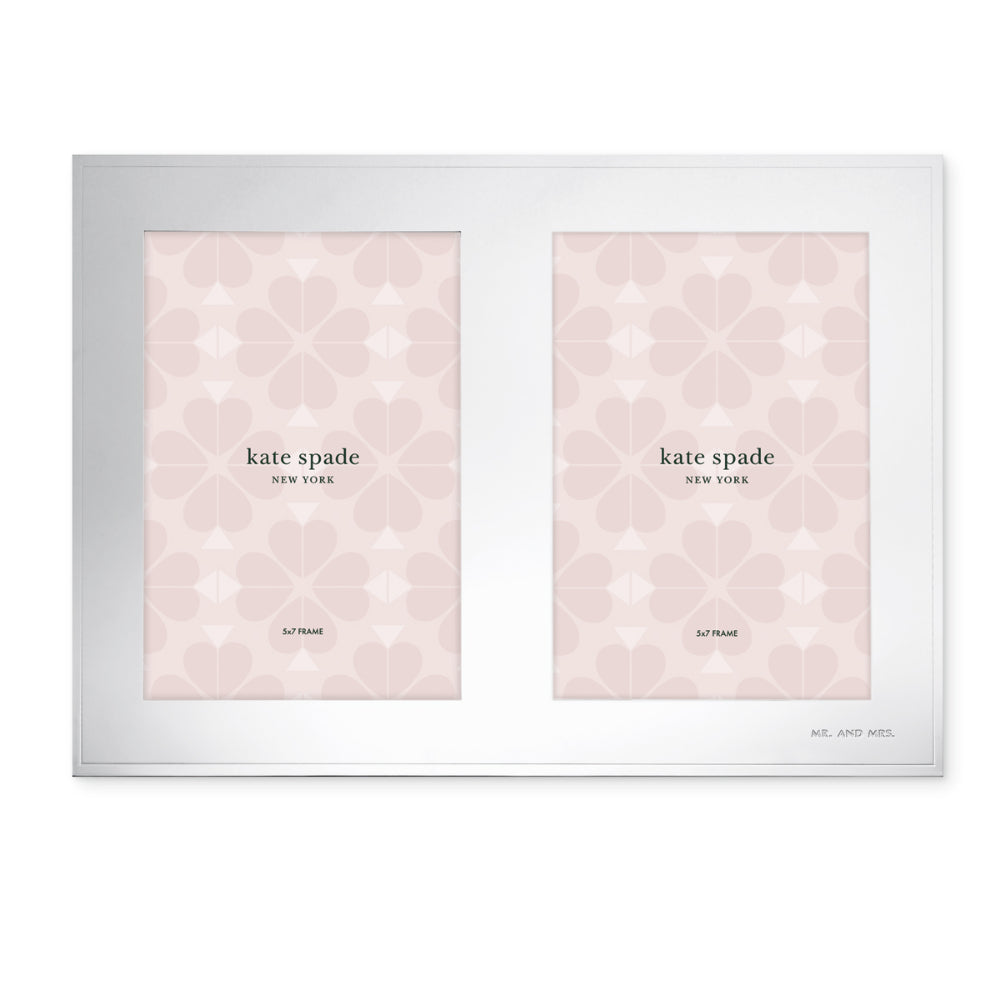Kate Spade Darling Point™ Double 5"x7" Invitation Frame