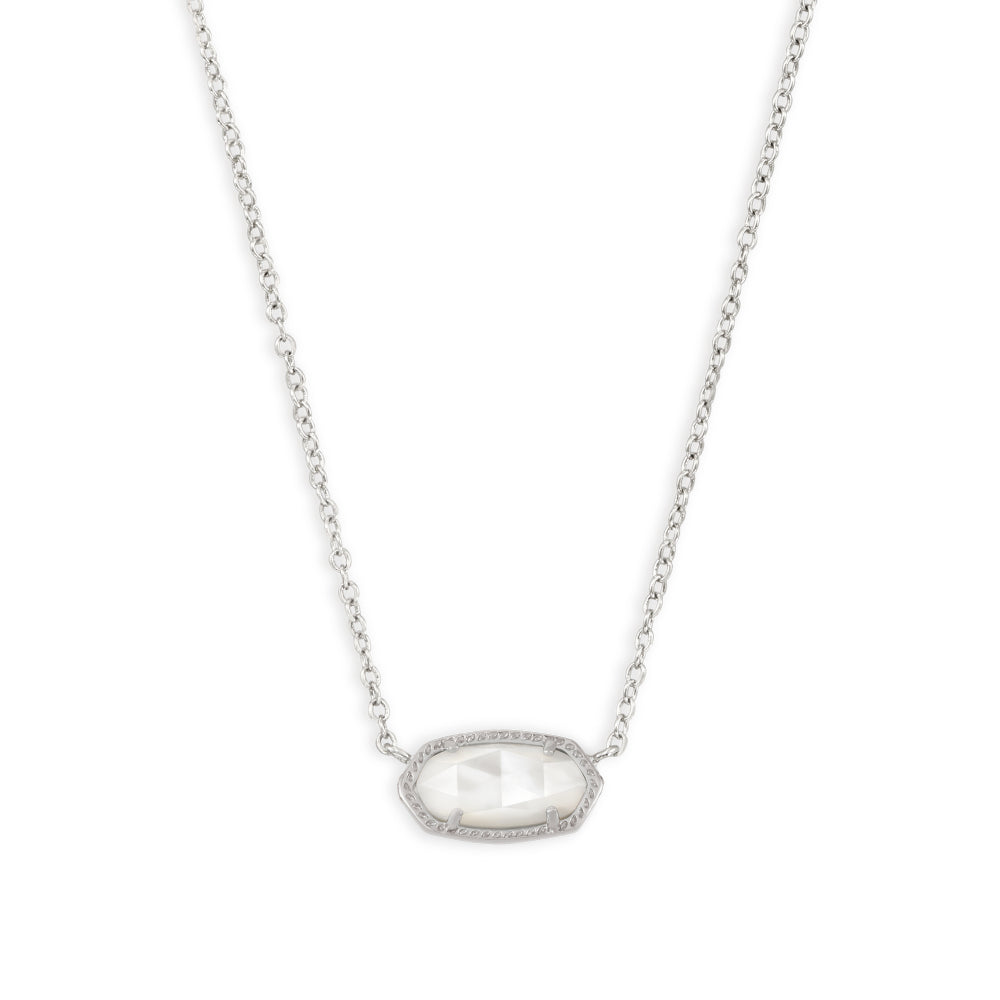 Kendra Scott Elisa Pendant Necklace in Ivory Mother of Pearl