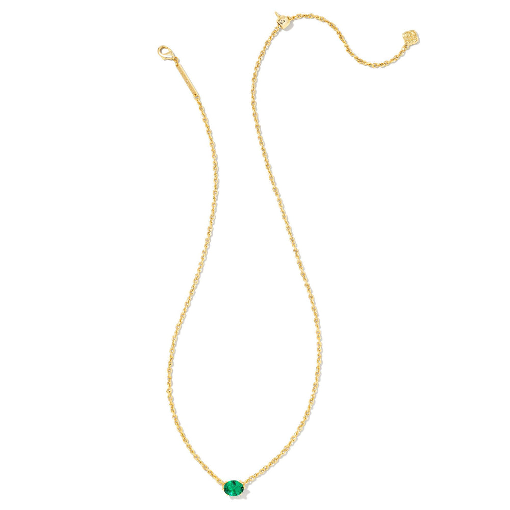 Kendra Scott Cailin Gold Crystal Pendant Necklace