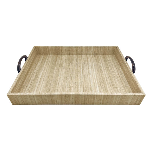 Mariposa Mallorca Tortoise Handled Tray