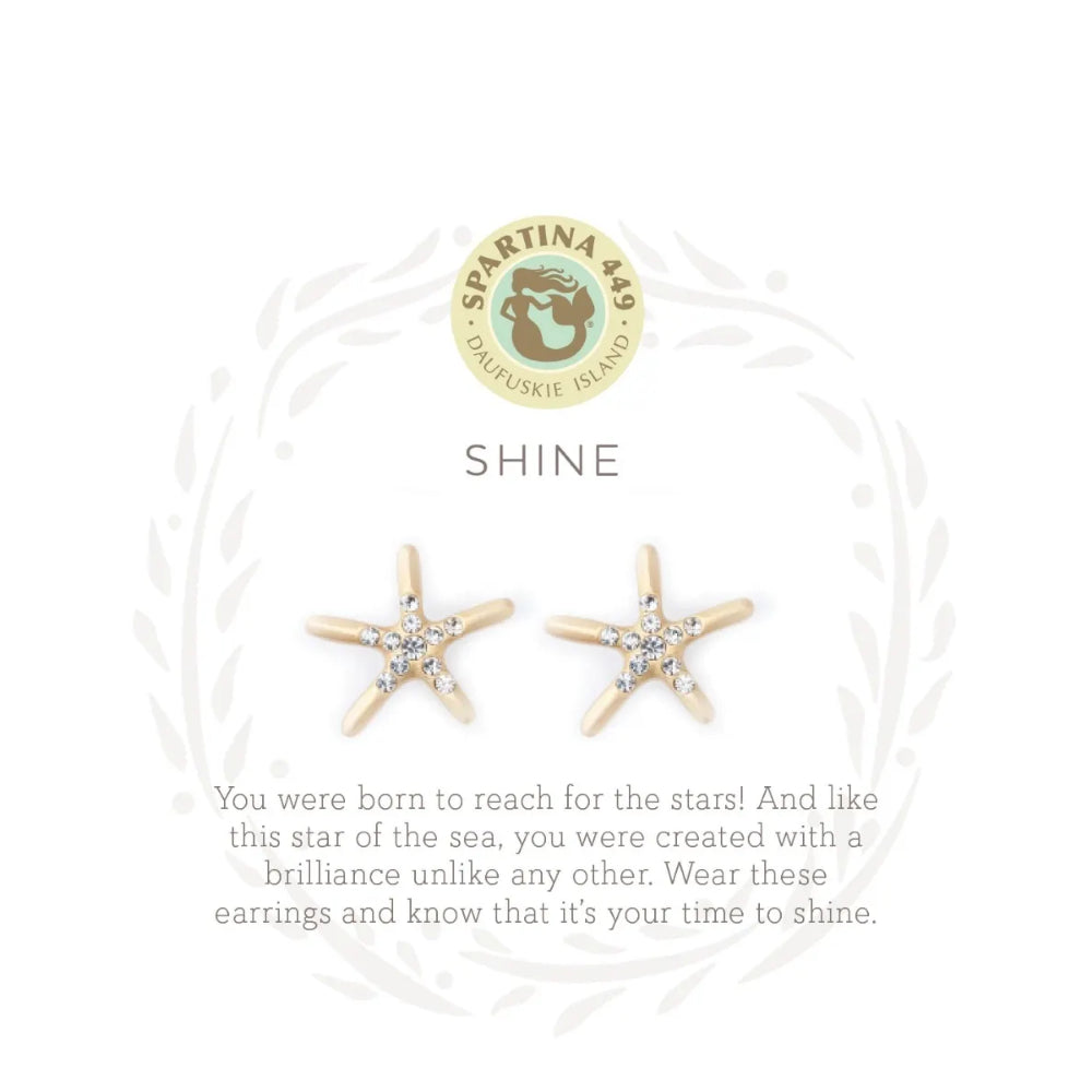 Spartina Sea La Vie Shine Stud Earrings