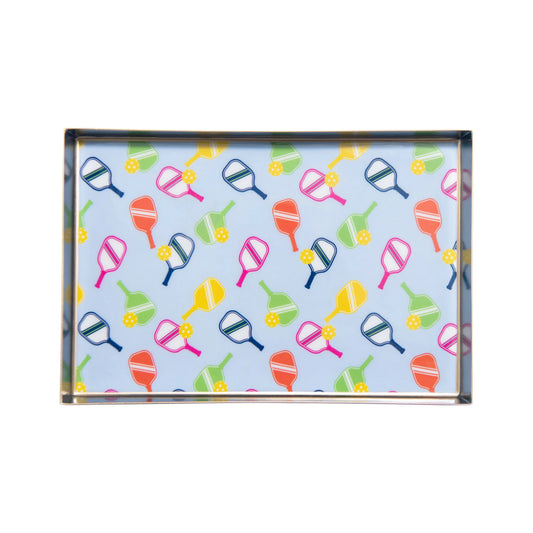 Jaye's Studio Pickleball Enameled Oliver Tray