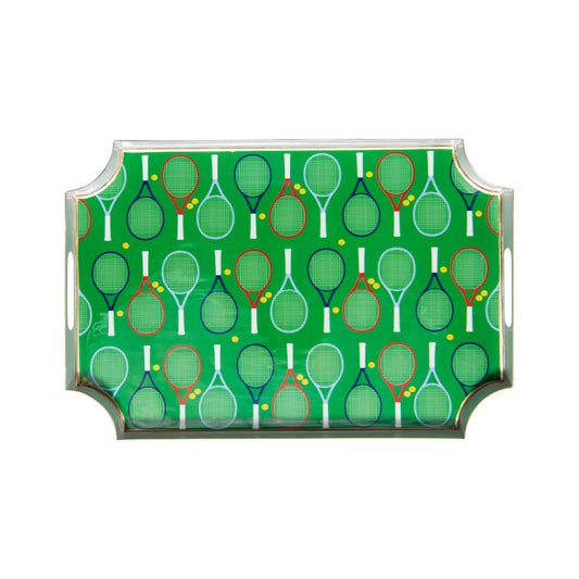Jaye's Studio Tennis Enameled Jaye Tray