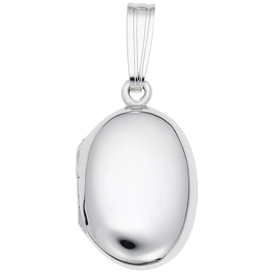 Sterling Silver Oval Locket Charm