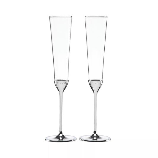 Kate Spade Take The Cake™ 2-piece Champagne Flute Set