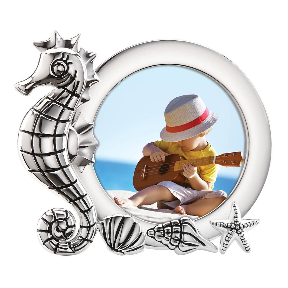 Reed & Barton Mystic Sea Seahorse 3" x 3" Frame