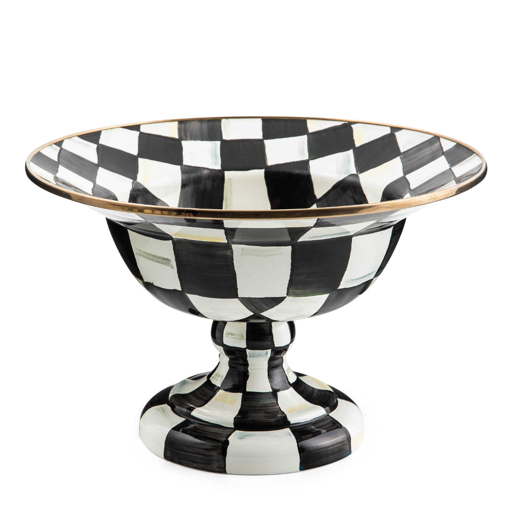 MacKenzie-Childs Courtly Check Enamel Compote – Smyth Jewelers