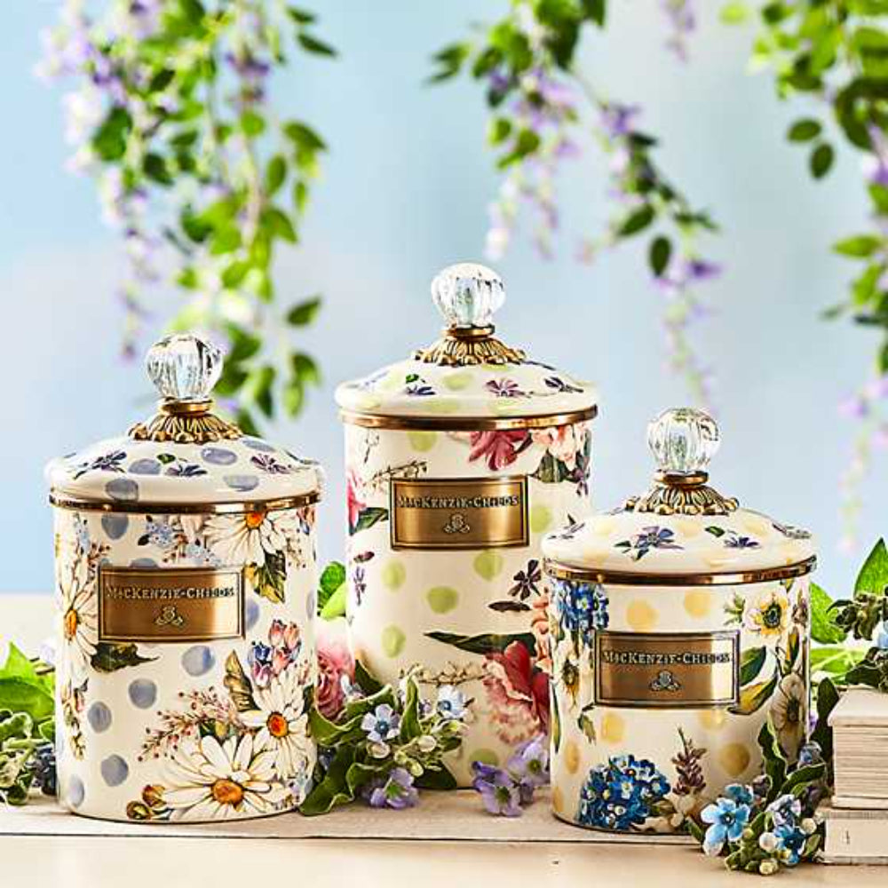 MacKenzie-Childs Wildflowers Enamel Canister – Smyth Jewelers