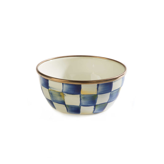 MacKenzie-Childs Royal Check Enamel Pinch Bowl
