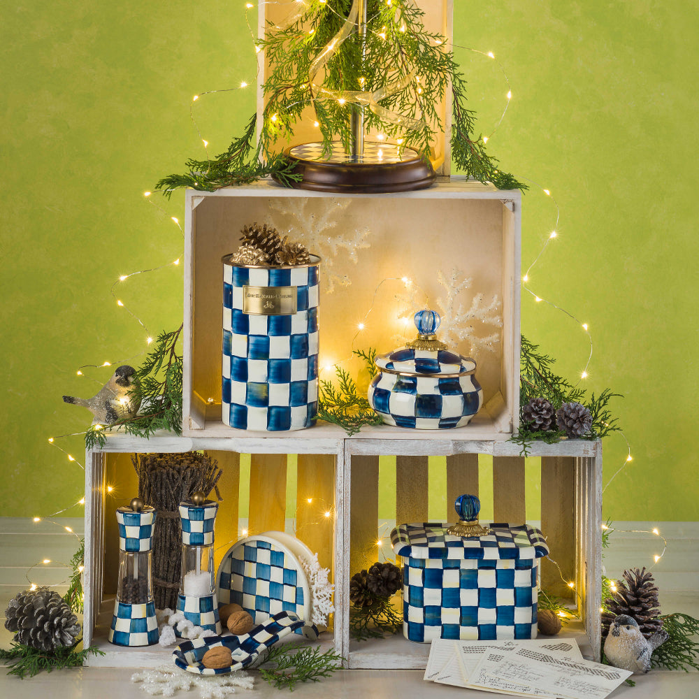 Mackenzie-Childs Royal Check Napkin Holder