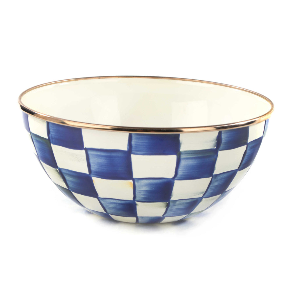 MacKenzie-Childs Royal Check Bowl