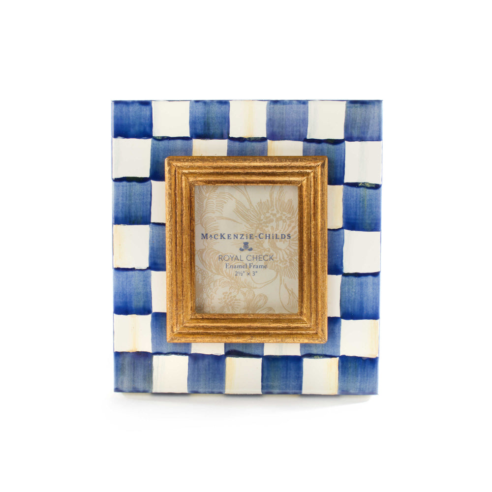 MacKenzie-Childs Royal Check Enamel Frame