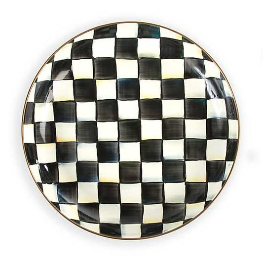 MacKenzie-Childs Courtly Check Enamel Abundant Bowl