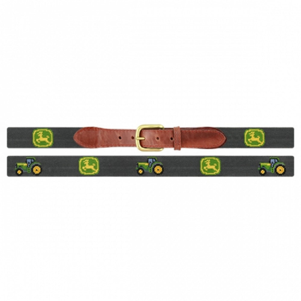 Smathers & Branson John Deere Logo-Tractor Needlepoint Belt