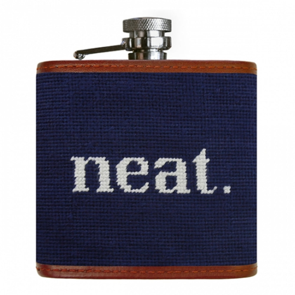 Smathers & Branson Neat Needlepoint Flask