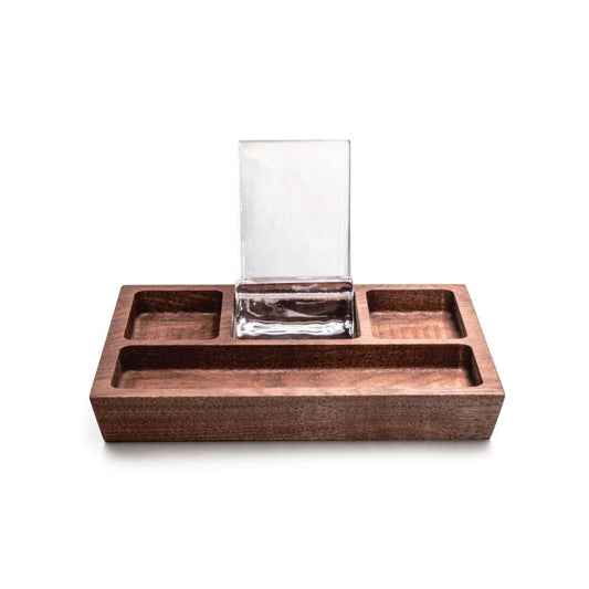 Simon Pearce Woodbury Phone Holder Caddy - Walnut