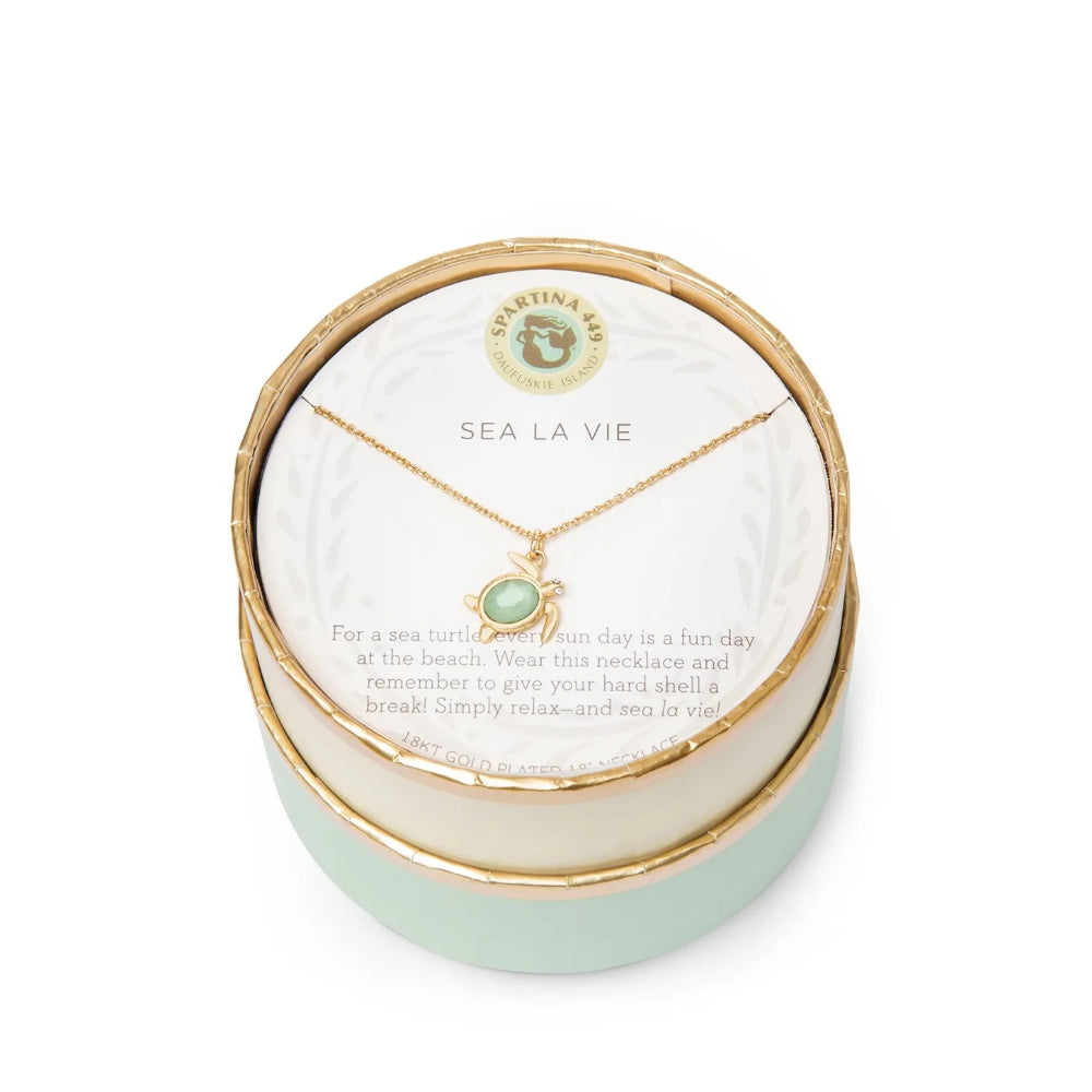 Spartina Sea La Vie Sea Turtle Necklace