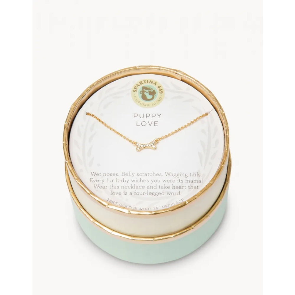 Spartina Sea La Vie Gold Puppy Love Necklace