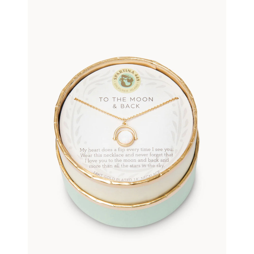 Spartina Sea La Vie To The Moon & Back Reversible Necklace