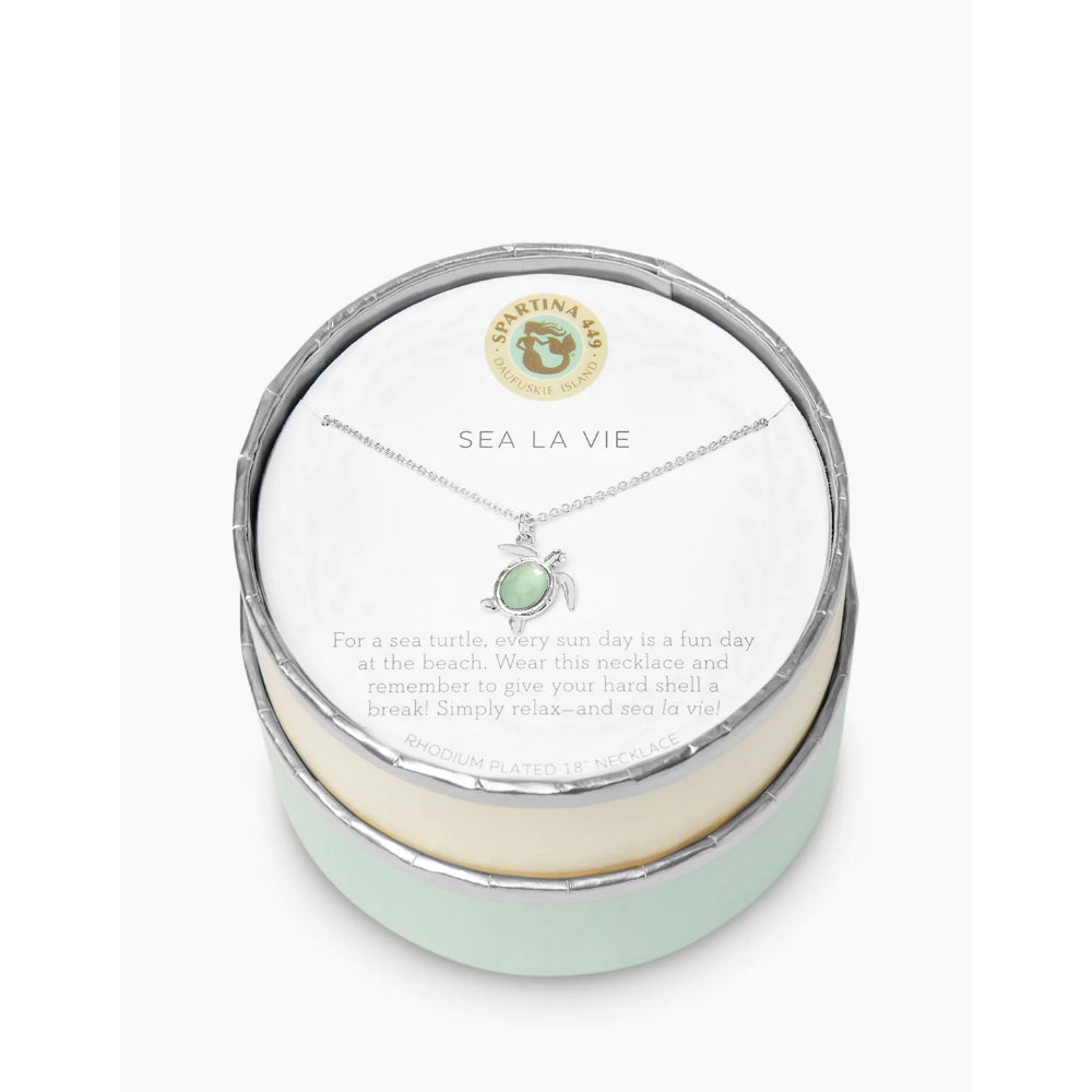 Spartina Sea La Vie Sea Turtle Necklace