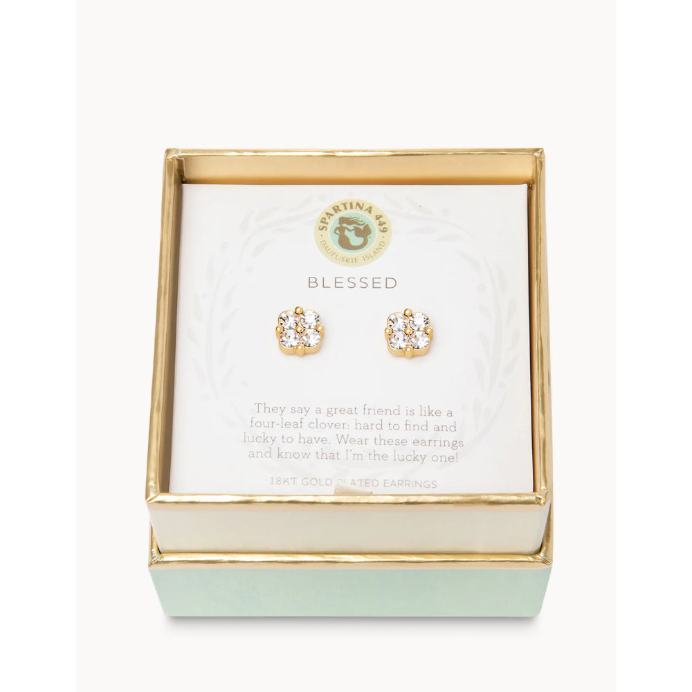 Spartina Sea La Vie Blessed Stud Earrings