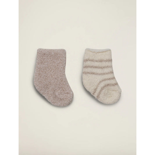 Barefoot Dreams CozyChic® 2 Pair Infant Sock Set