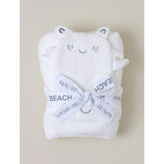 Barefoot Dreams Toddler Hooded Towel and Washcloth Set