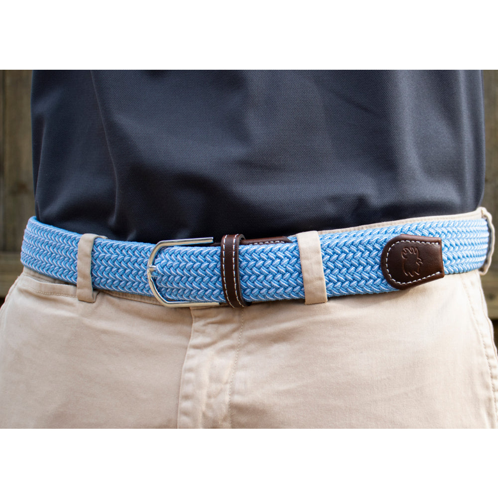 Roostas The Newport Two Toned Woven Stretch Belt