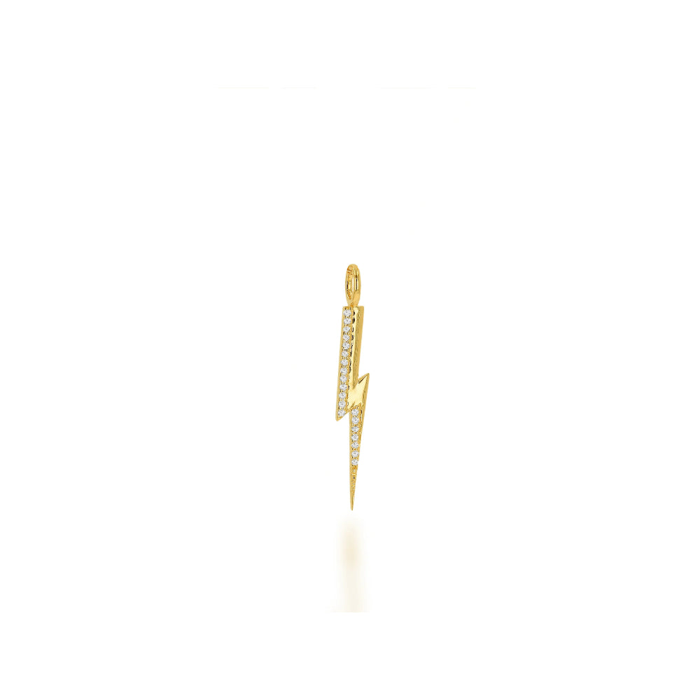 Rachel Reid Long Diamond Lightning Bolt Charm