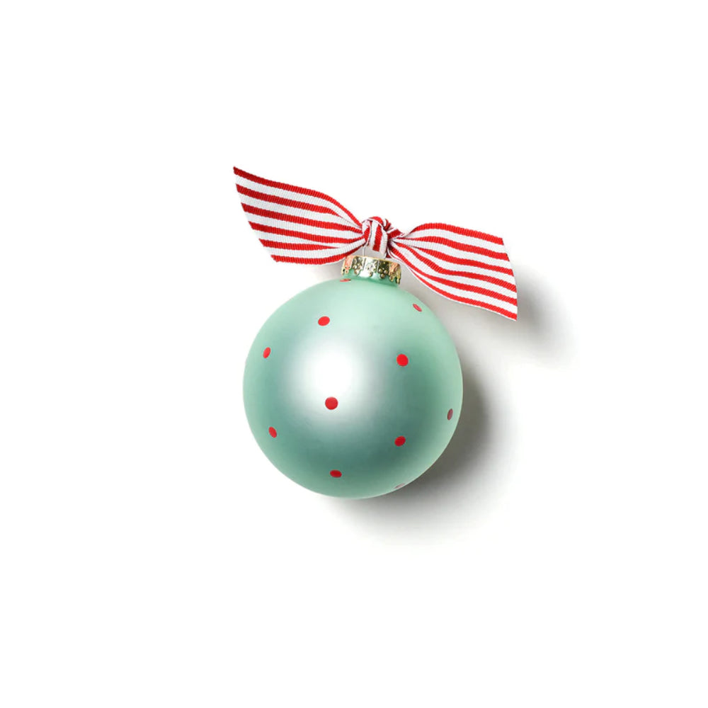 Coton Colors My First Christmas Hat Boy Glass Ornament