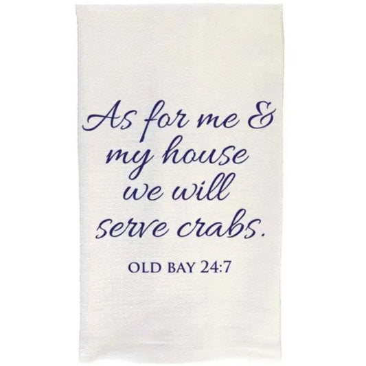 Crab Kitchen Towel - Old Bay 24:7