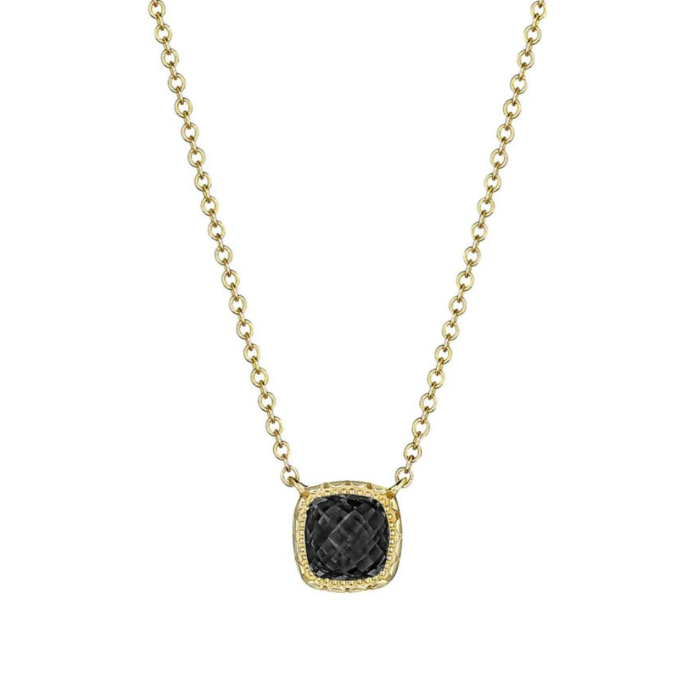 Tacori Petite Cushion Gem Necklace with Black Onyx