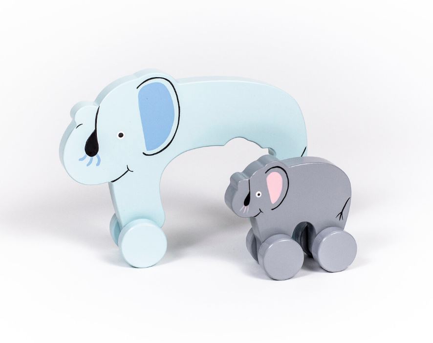 Jack Rabbit Creations Mommy & Baby Elephant