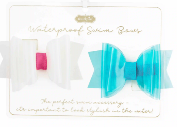Mud Pie Waterproof Swim Bows*out of stock**