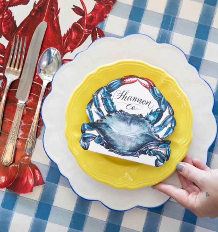Hester & Cook Crab Place Card - Pack of 12