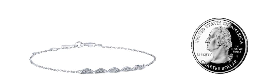 Tacori Closed Crescent Diamond Bracelet