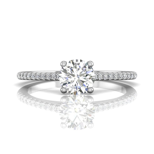 Martin Flyer FlyerFit Micropave Engagement Ring