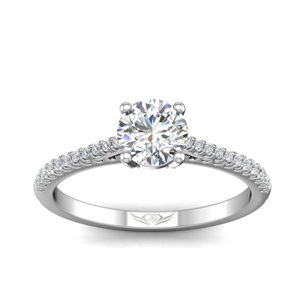 Martin Flyer FlyerFit Micropave Engagement Ring