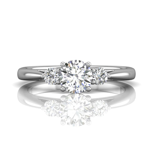 Martin Flyer FlyerFit Three Stone Engagement Ring