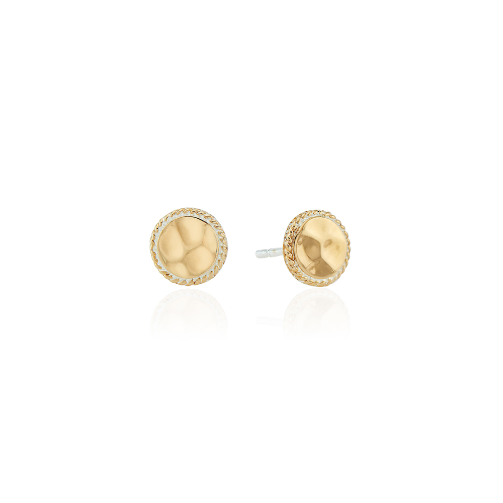 Anna Beck Hammered Stud Earrings