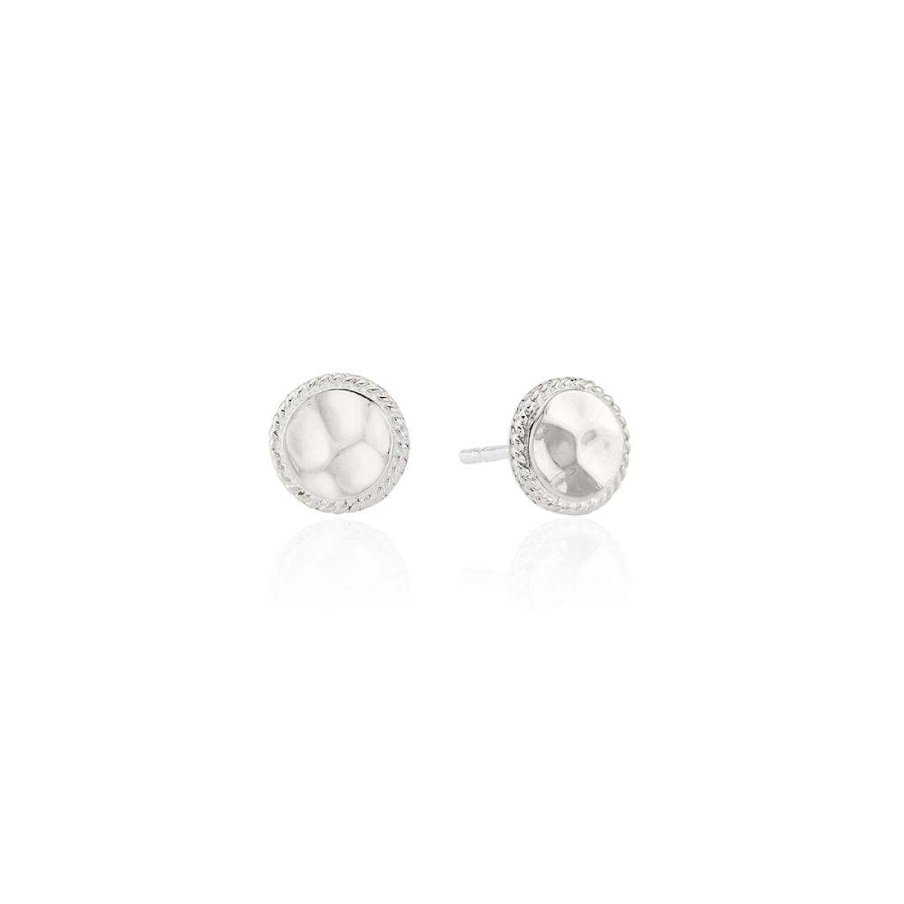 Anna Beck Hammered Stud Earrings