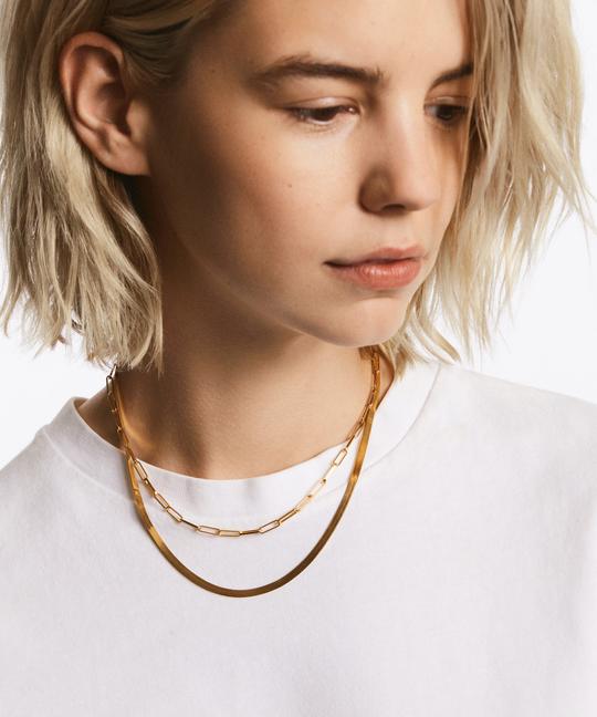 Anna Beck Herringbone Chain Necklace