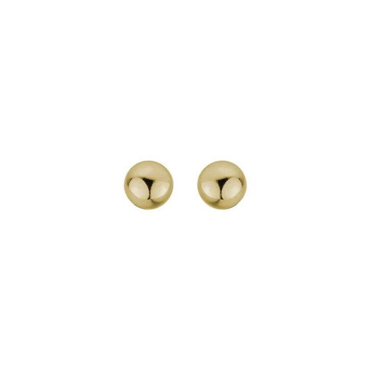 14k Gold 4mm Ball Stud Earrings