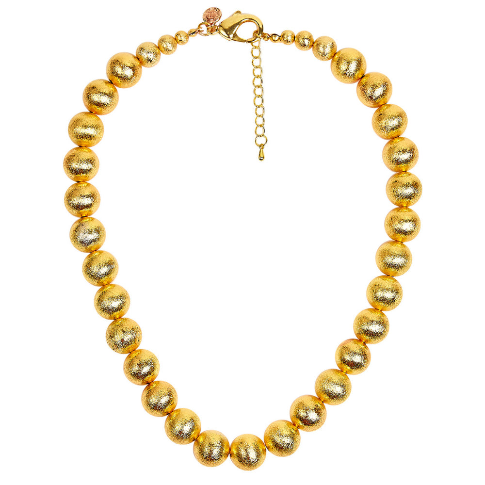 Lisi Lerch Diana Single Strand Gold Bead Necklace – Smyth Jewelers