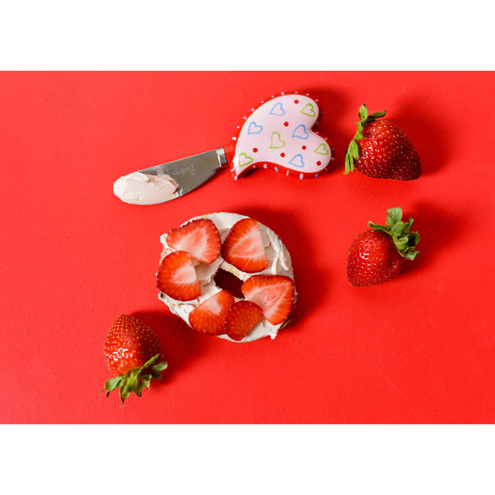 Happy Everything Heart Embellishment Appetizer Spreader